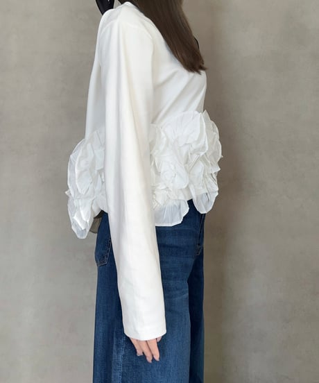 Petal Sculpture TOP（WHITE）