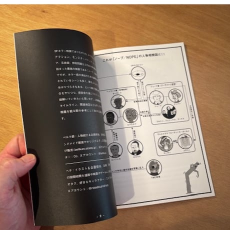 NOPE ZINE（登場人物紹介＆イラスト集）