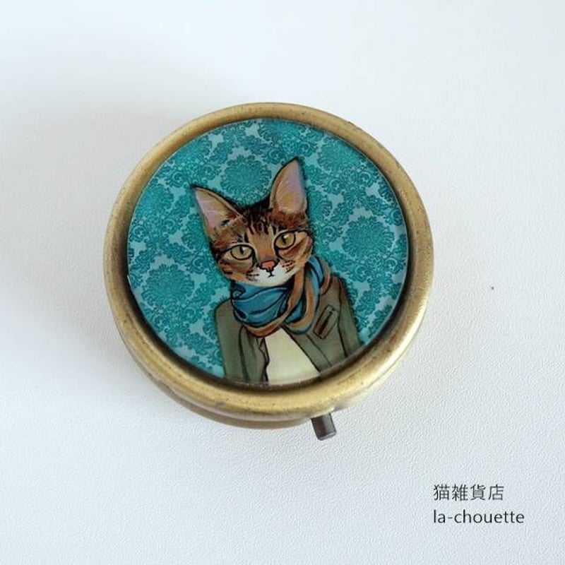 No1】螺鈿細工仕様 猫さんピルケース - メルカリ 【No6】螺鈿細工仕様