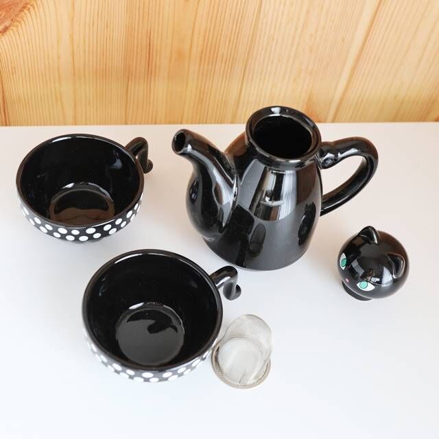 ティーフォーツー・黒猫（03-096） | 猫雑貨店 ラ・シュエット