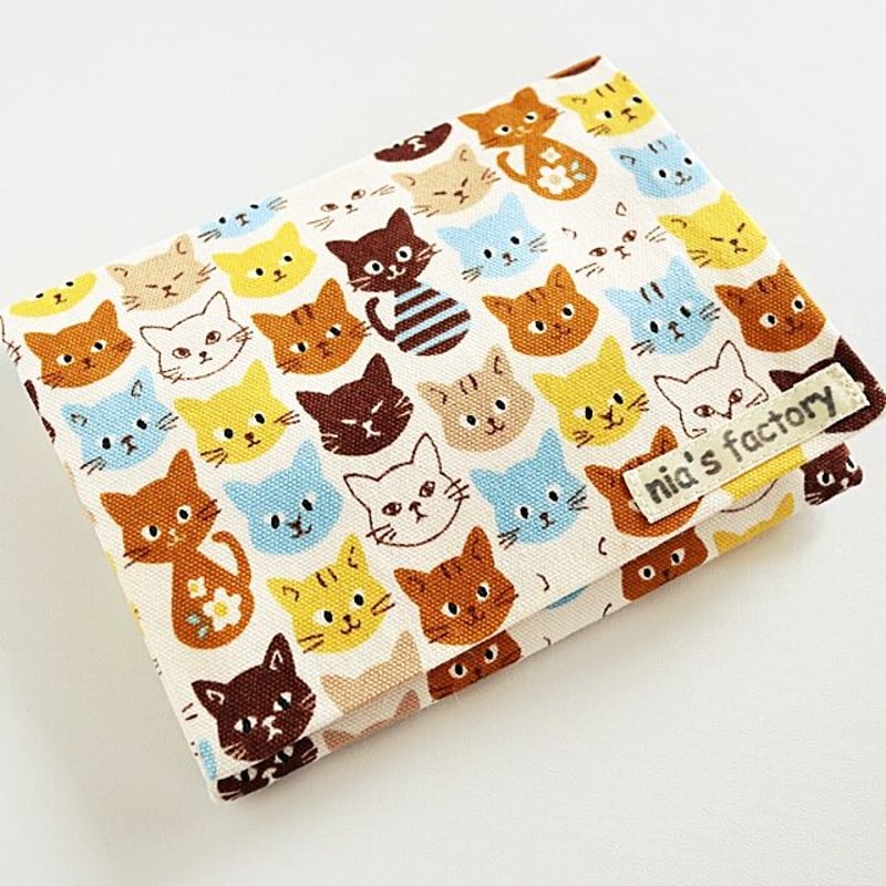 猫柄ポケットティッシュケース フタ付き | 猫雑貨店 ラ・シュエット