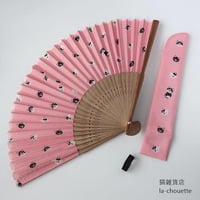 扇子・黒白猫(02-056)