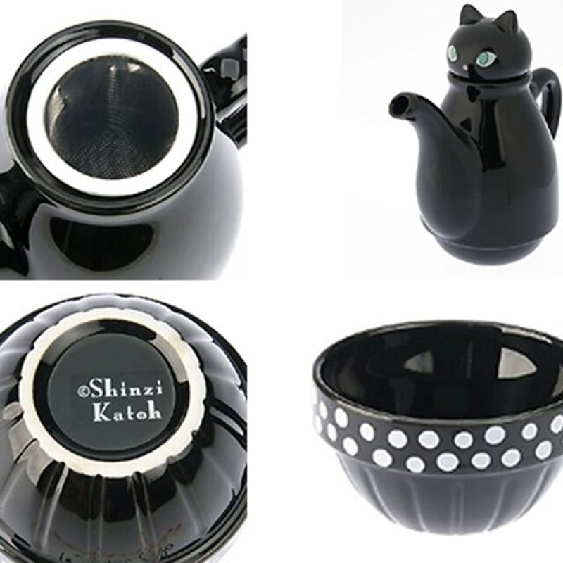 ティーフォーツー・黒猫（03-096） | 猫雑貨店 ラ・シュエット