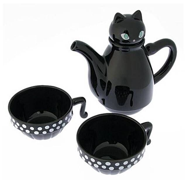 ティーフォーツー・黒猫（03-096） | 猫雑貨店 ラ・シュエット