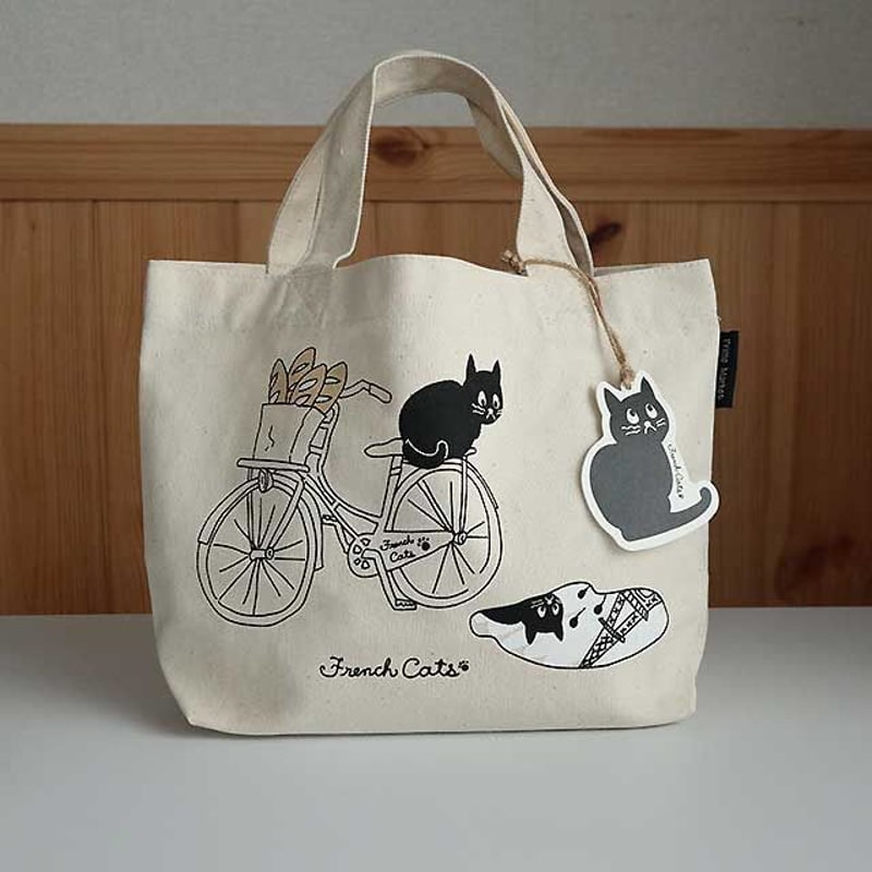 フレンチキャッツ・トートバッグ | 猫雑貨店 ラ・シュエット