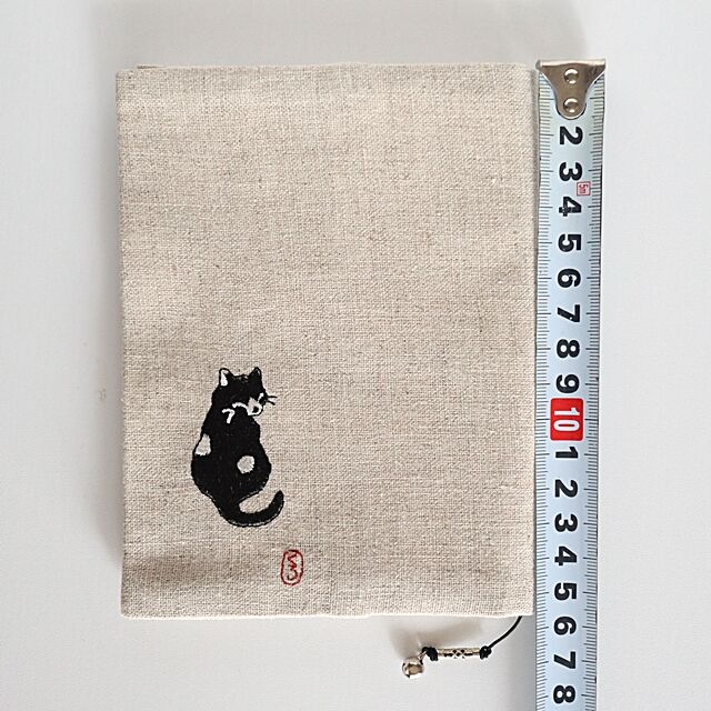 猫刺繍ブックカバー・しおり紐つき（06-142） | 猫雑貨店 ラ・シュエット