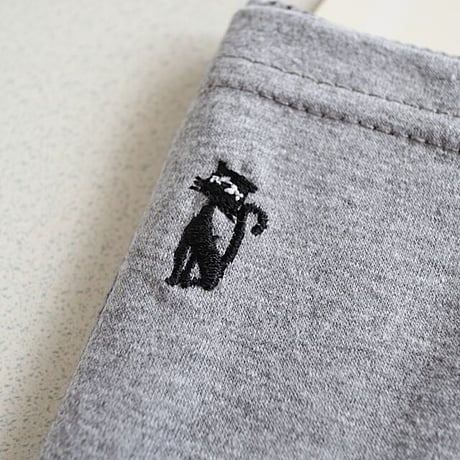 ワンポイント猫刺繍UVケアショート手袋