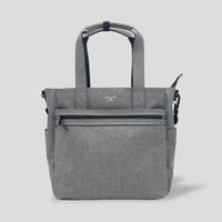 Chambray UTILITY TOTE / GRAY