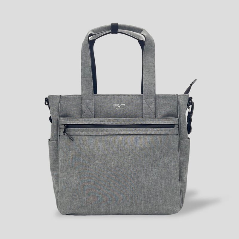 Chambray Polyester UTILITY TOTE / GRAY | R/F ST