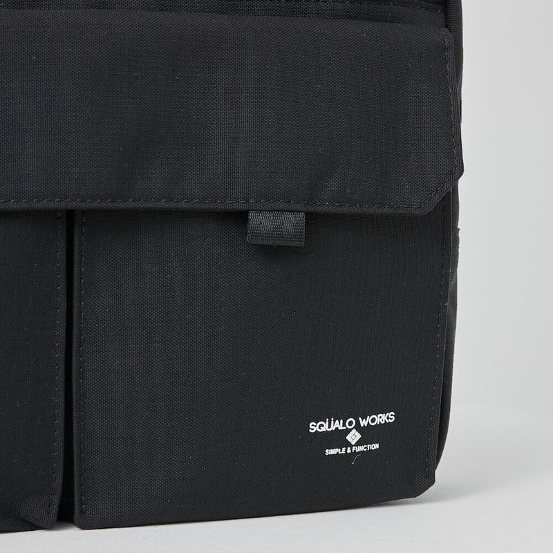 【完売色】25SS エメレオンドレ Nylon Sling Pouch ブラック Nylon OX SHOULDER BAG / BLACK | R/F STORE | SQU