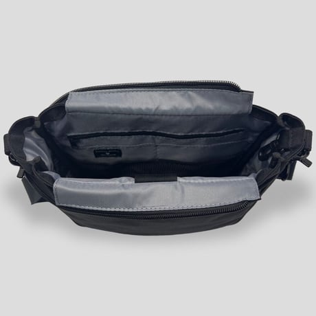 Nylon OX SQUARE CROSS BAG / GRAY