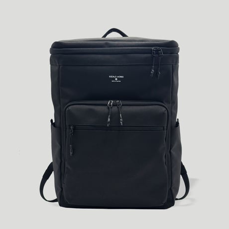 Chambray BOX RUCK SACK / BLACK