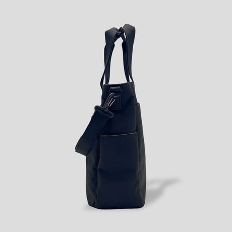 Chambray UTILITY TOTE / BLACK