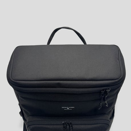 Chambray BOX RUCK SACK / BLACK
