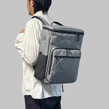 Chambray BOX RUCK SACK / GRAY