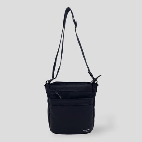 Nylon OX SQUARE CROSS BAG / BLACK