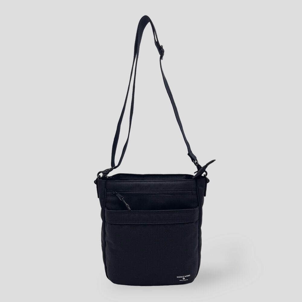 Nylon OX SQUARE CROSS BAG / BLACK | R/F STORE |