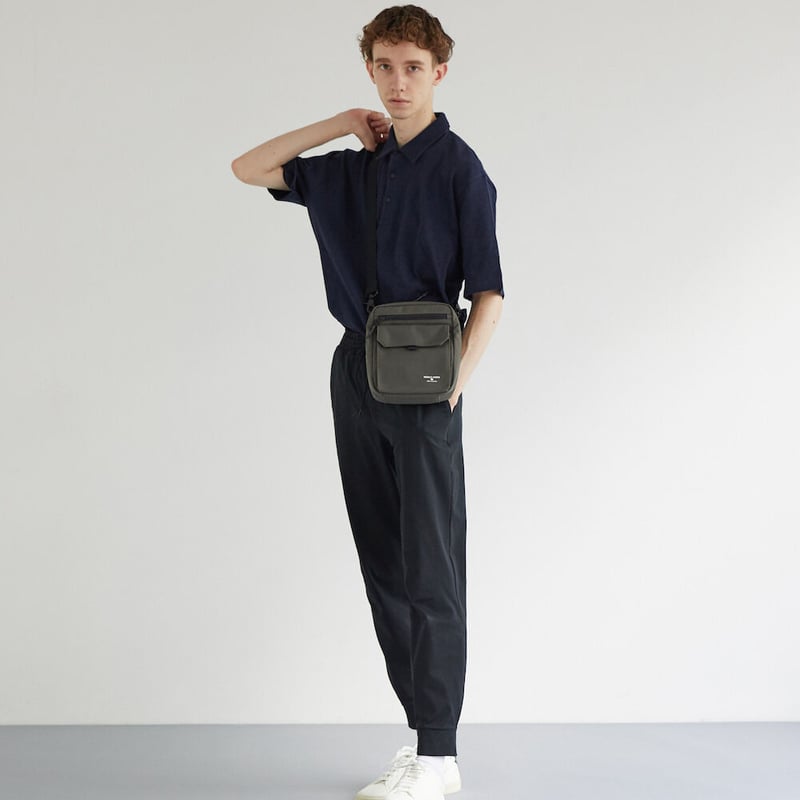 Nylon OX MINI SHOULDER BAG / GRAY | R/F STORE Nylon OX MINI SHOULDER BAG / GRAY | R/F STORE
