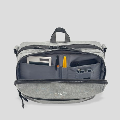Chambray SHOULDER BAG / GRAY