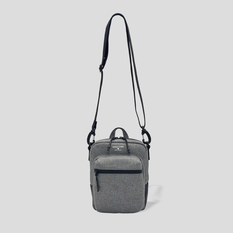 Chambray MINI SHOULDER BAG / GRAY | R/F STORE |