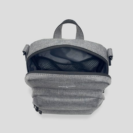 Chambray MINI SHOULDER BAG / BLACK