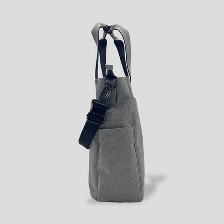 Chambray UTILITY TOTE / GRAY