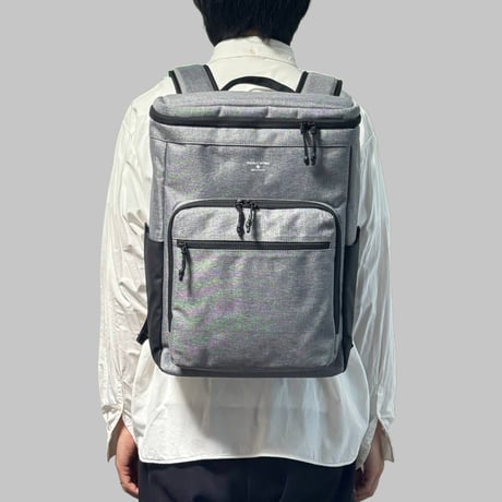 Chambray BOX RUCK SACK / GRAY