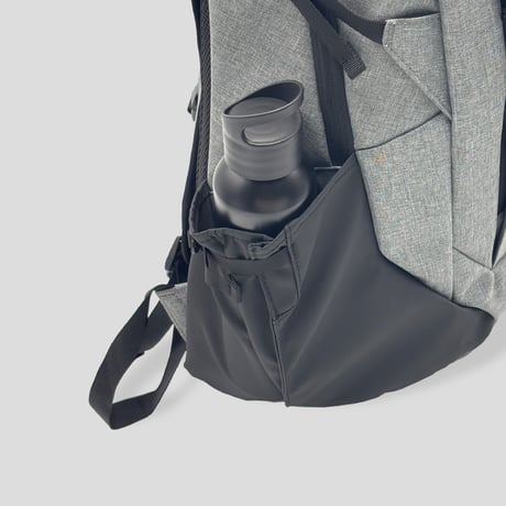 Chambray Polyester RUCK SACK / GRAY
