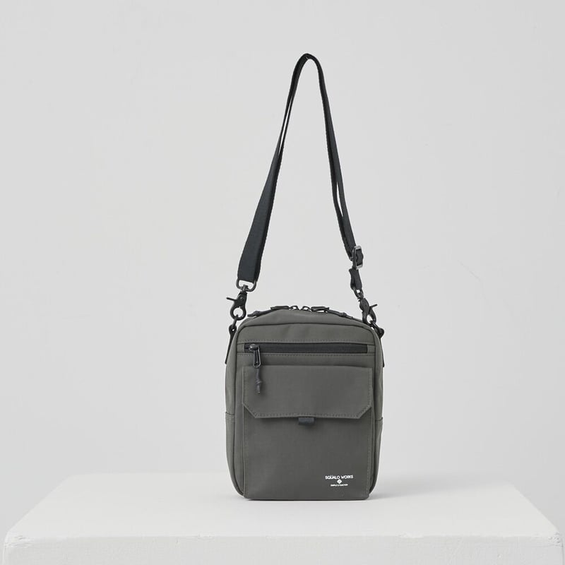 Nylon OX MINI SHOULDER BAG / GRAY | R/F STORE Nylon OX MINI SHOULDER BAG / GRAY | R/F STORE