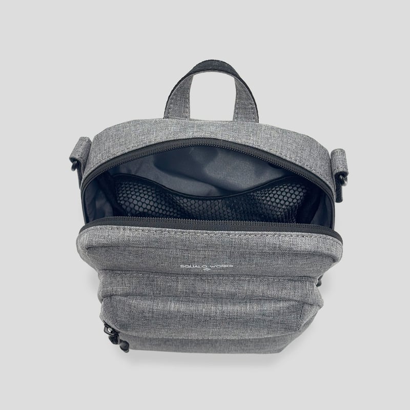 Chambray MINI SHOULDER BAG / GRAY | R/F STORE |