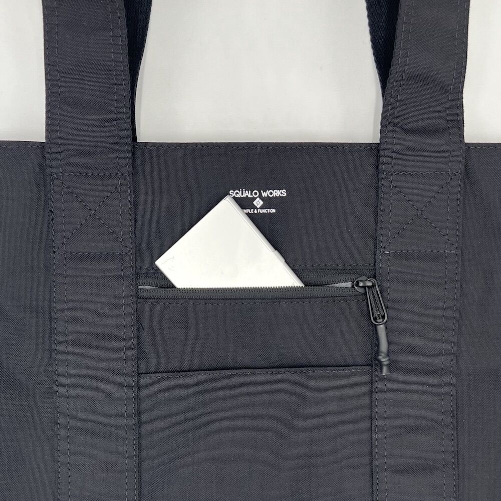 Nylon OX SIMPLE TOTE / GRAY | R/F STORE | SQUAL