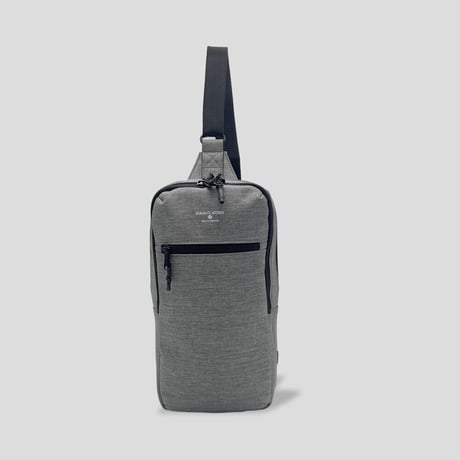 Chambray Polyester SLING PACK / GRAY