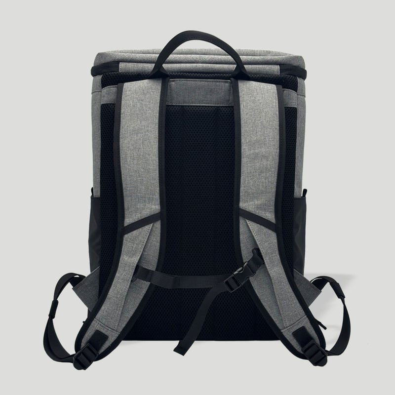 Chambray Polyester BOX RUCK SACK / GRAY | R/F S