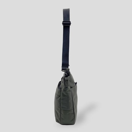 Nylon OX SQUARE CROSS BAG / GRAY