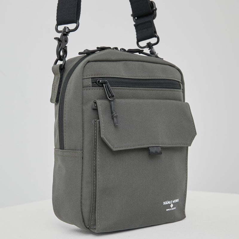 Nylon OX MINI SHOULDER BAG / GRAY | R/F STORE Nylon OX MINI SHOULDER BAG / GRAY | R/F STORE