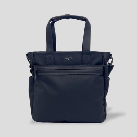 Chambray UTILITY TOTE / BLACK