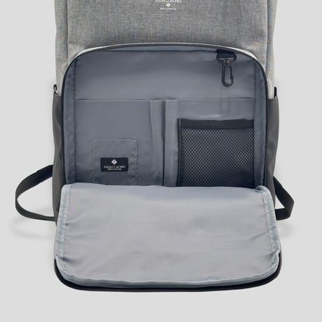 Chambray BOX RUCK SACK / BLACK