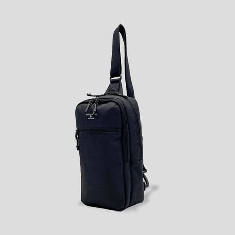 Chambray Polyester SLING PACK / BLACK