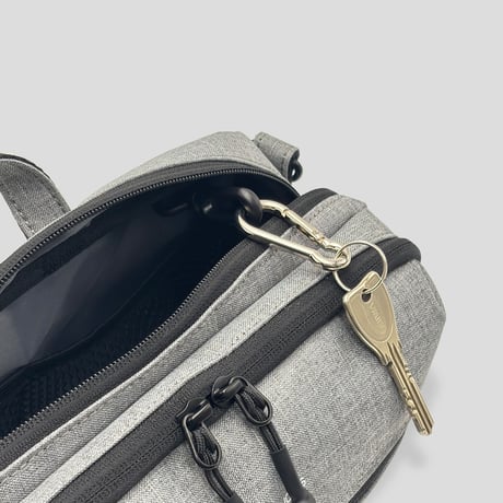 Chambray SHOULDER BAG / GRAY