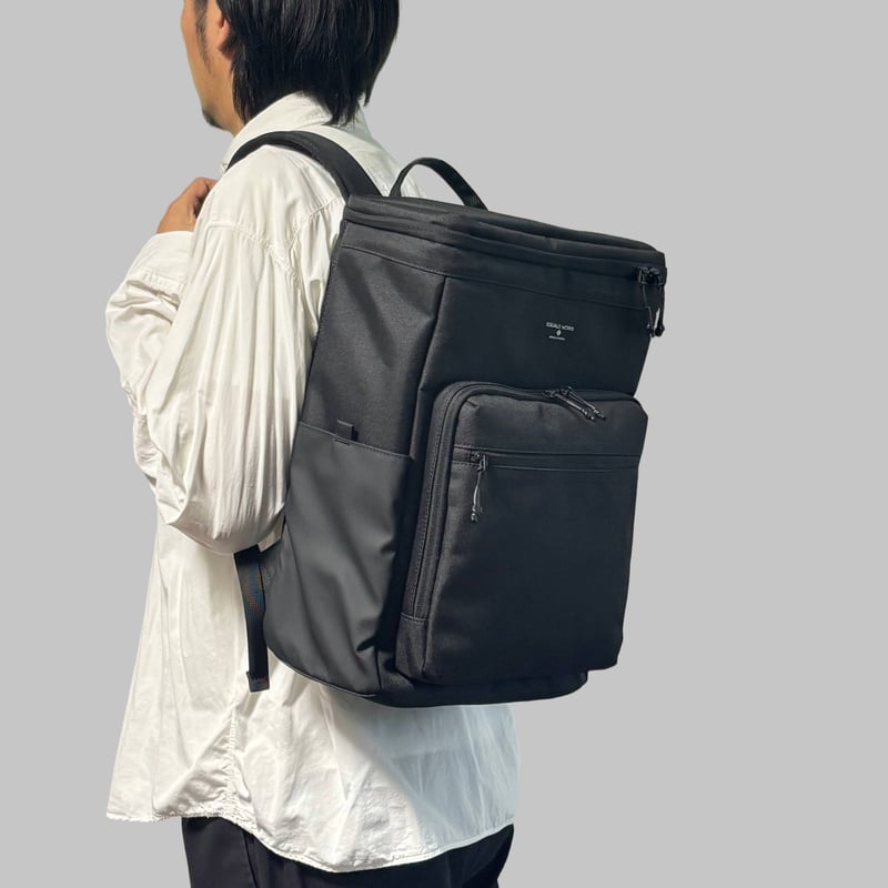 Chambray BOX RUCK SACK / BLACK | R/F STORE | SQ