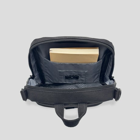 Chambray MINI SHOULDER BAG / GRAY