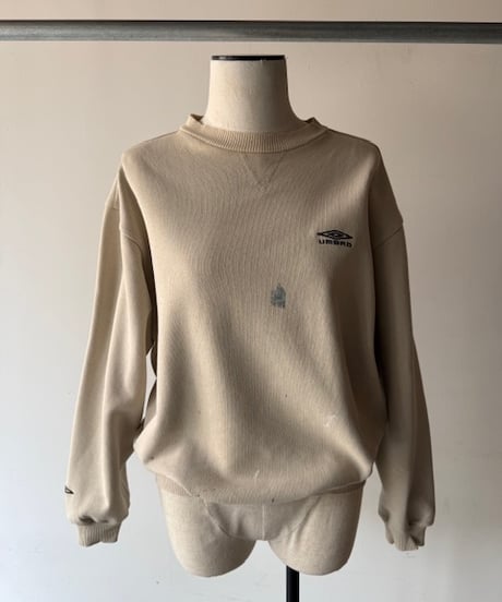 “UMBRO” cotton polyester BORO embroidered sweat shirt