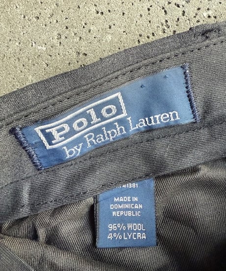 90s “Polo by Ralph Lauren” wool blend slacks