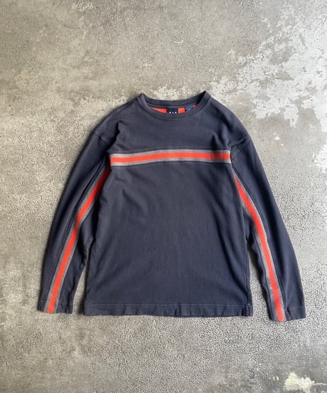 "GAP" cotton line design L/S t-shirt