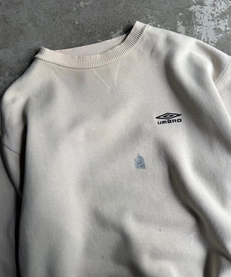 “UMBRO” cotton polyester BORO embroidered sweat shirt