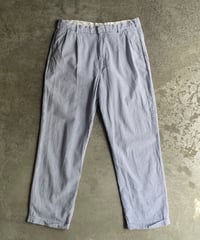”JOS.A.BANK” cotton seersucker striped 2tuck slacks