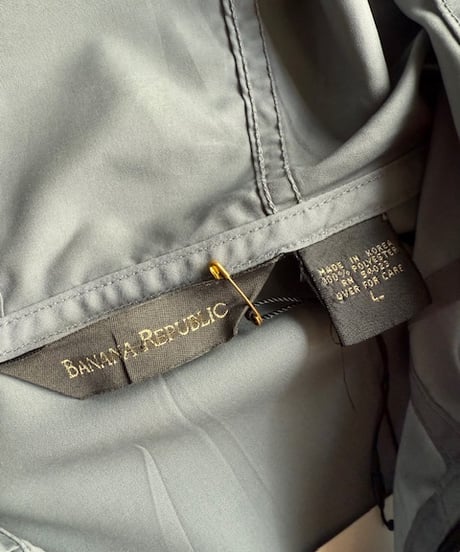 ~90s “BANANA REPUBLIC” polyester full zip paraka