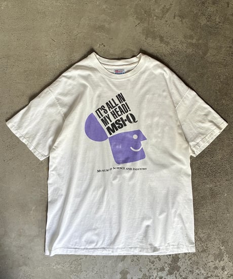 90s "IT‘S ALL IN MY HEAD!"cotton print tee