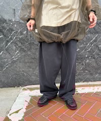 “KING SIZE” cotton polyester wide silhouette sweat pants
