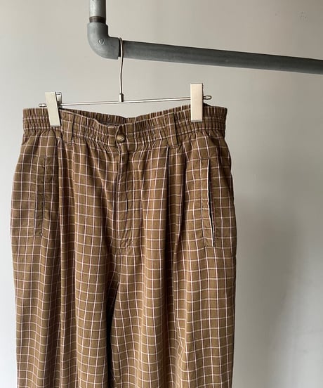 “Eddie Bauer” cotton plaid pajama slacks